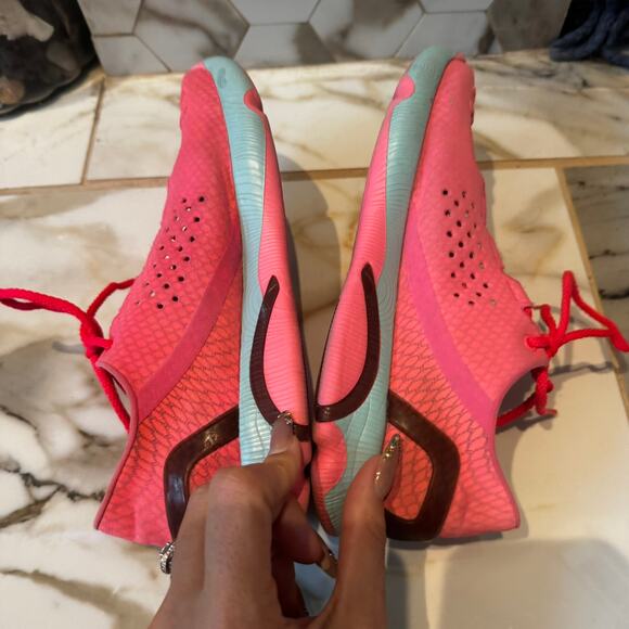 Under Armour Women's Speedform Apollo Pink/Blue Running Sneakers Size 9 - Picture 6 of 8